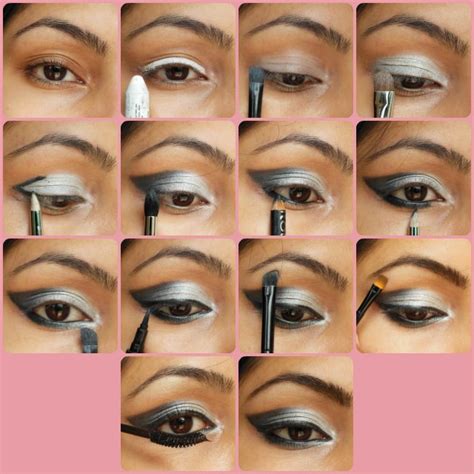 Eye Makeup Tutorial Silver Smokey Eyes Beauty Fashion