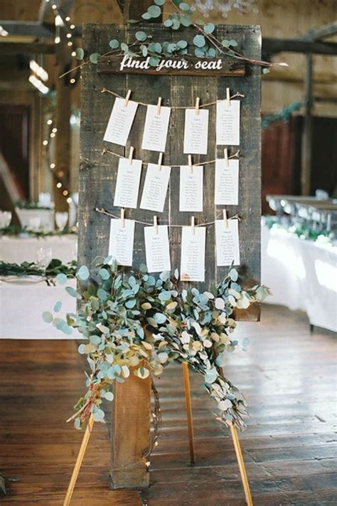 40 Greenery Eucalyptus Wedding Decor Ideas Wedding Table Plan