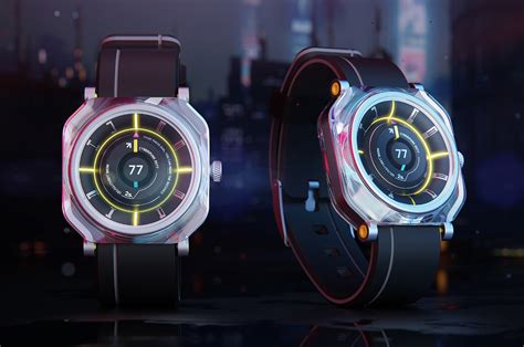 This Striking Cyberpunk Watch Concept Is Ironically Analog At Heart