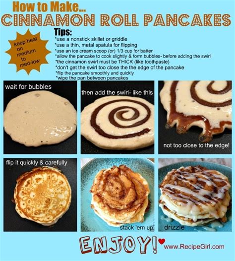 Cinnamon Roll Pancakes Recipe Girl