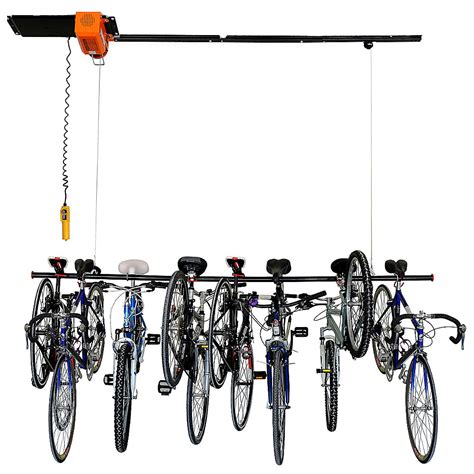 And there is other attachments to lift more than just bikes like a kayak, golf bags, large bag of miscellaneous stuff, car top carrier etc. Proslat Garage Gator Eight Bicycle 220 lb Hoist Kit | The ...