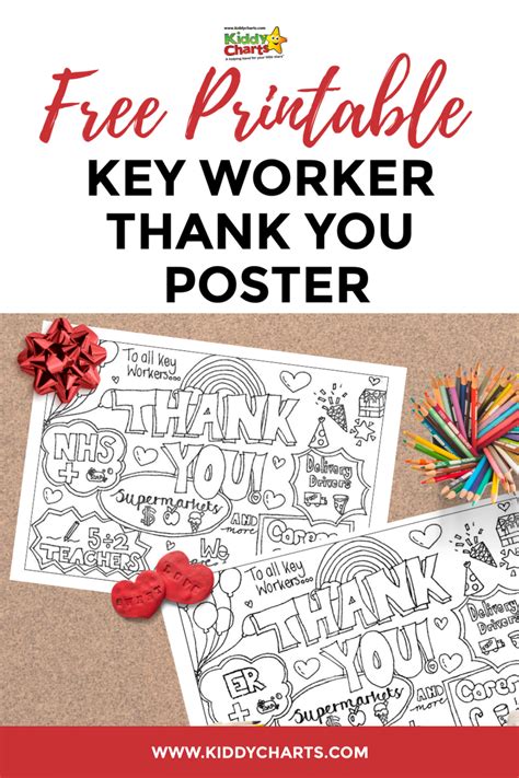 Free Key Worker Thank You Poster Weappreciateit