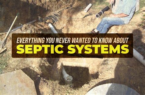 Septic Systems Everything You Never Wanted To Know