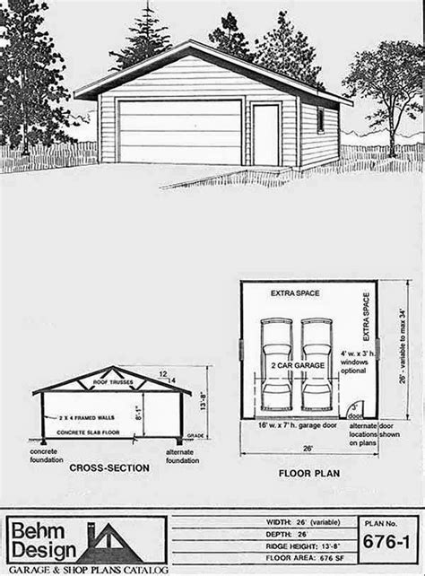 Garage Plans Blog Behm Design Garage Plan Examples Garage Plans