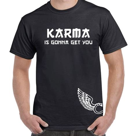 Karma T Shirt Karma T Shirt Mens Tops