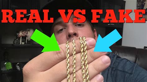 Cheap Rope Chain Vs Real Gold Rope Chain Youtube