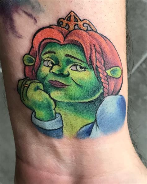 Tatouage Fiona De Shrek Color Tattoo Small Tattoos Do Cute