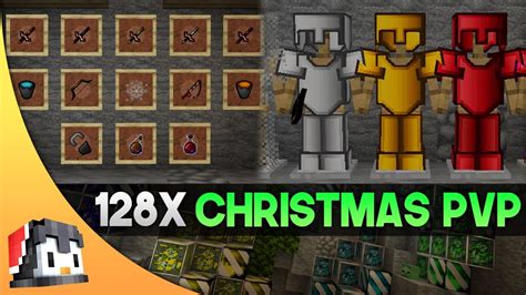 Christmas 128x Pvp Texture Pack Fps Boost Minecraft Pebedrock