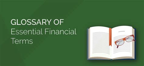 A Glossary Of Essential Financial Terms