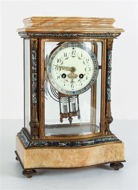 Sold Price French Cloisonne Enameled Clock March 5 0118 800 Am Edt