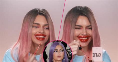 Kendall Jenner Mocks Kylies Lips In ‘kuwtk Finale Video