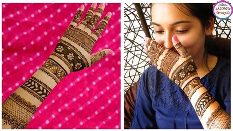 Latest Bangle Style Back Hand Mehndi Designs Bridal Mehndi Arabic