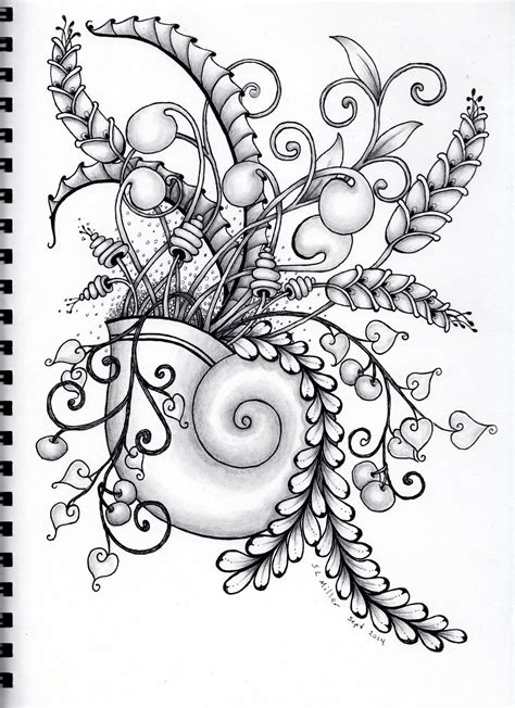 Really Intricate But Beautifull Design Tangle Doodle Doodles