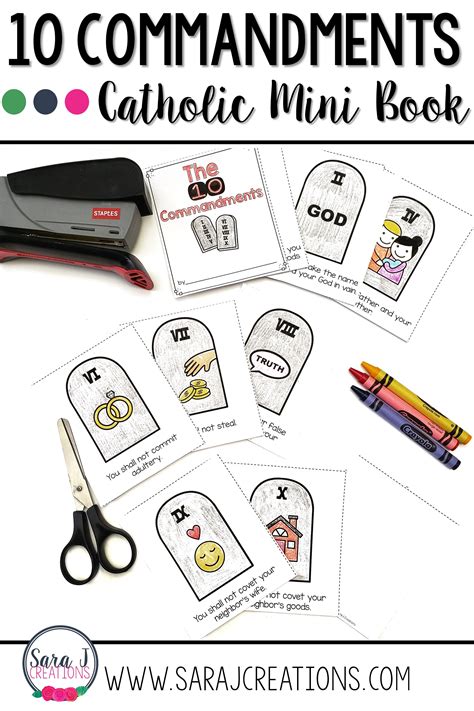 These catholic ten commandments coloring pages can supplement catechism class when you are teaching the commandments. Catholic Mini Books to Teach the Faith | Mini books ...