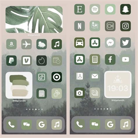 Ios App Icons Boho App Icons Green App Icons Ios Etsy