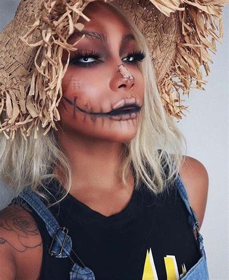 60 Inspiring Creepy Makeup Ideas For Halloween On 2019 Scarecrow