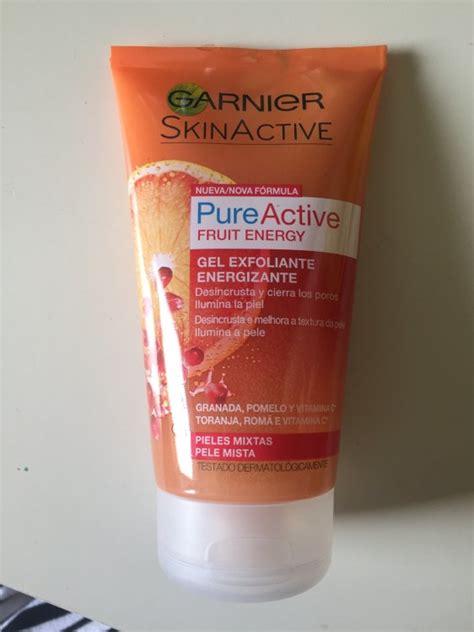 Garnier SkinActive PureActive Fruit Energy Gel Exfoliante Energizante