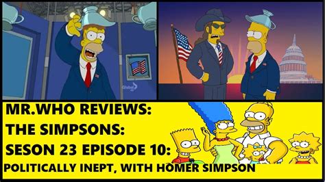 Mrwho Reviews The Simpsons Season 23 Episode 10 Politically