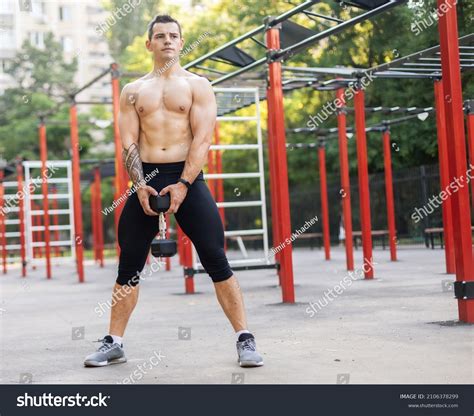 Athletic Male Naked Torso Trains One Stock Photo Shutterstock