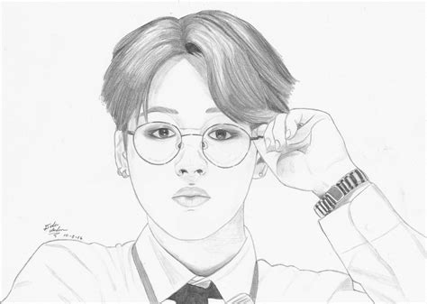 Bts Park Jimin Drawing By Gwiyomibaozi On Deviantart