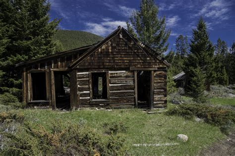 Old Rustic Cabin In Elkhorn Image Free Stock Photo Public Domain