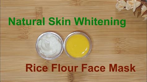 Natural Skin Whitening Face Mask Using Rice Flour Curd Turmeric And Lemon To Unlock Flawless