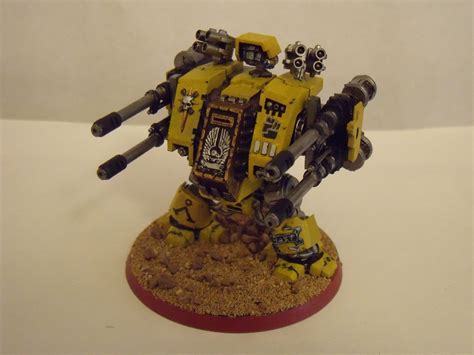 If 2nd Company Dreadnought Front Left Autocannons Imperial Fists