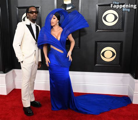 Cardi B Flaunts Her Sexy Boobs At The 65th Annual Grammy Awards 57