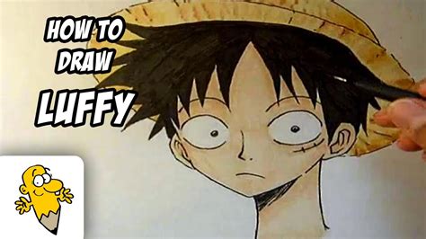 How To Draw Luffy One Piece Drawing Tutorial Youtube