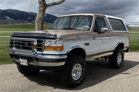 No Reserve 1996 Ford Bronco Xlt 4x4 For Sale On Bat Auctions Sold