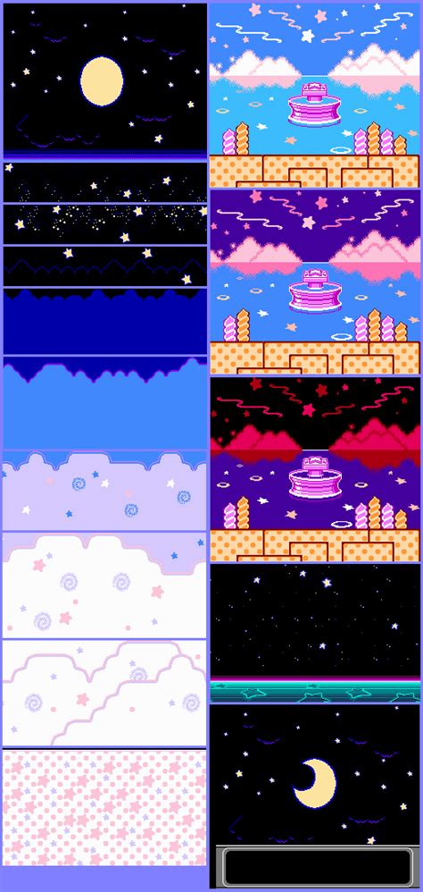 The Spriters Resource Full Sheet View Kirbys Adventure Dream Spring