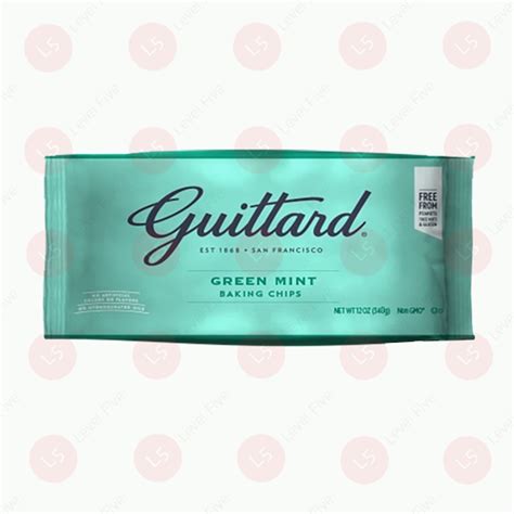 Guittard Green Mint Baking Chips 340g Level Five