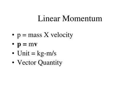Ppt Linear Momentum Powerpoint Presentation Free Download Id6757331