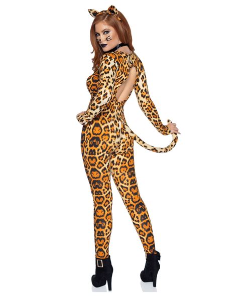 Leoparden Jumpsuit Kostüm Für Fasching Karneval Universe