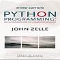 Python Programming John Zelle 3rd Edition Pdf