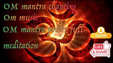 Om Chanting Meditation 🎵 Power Full Meditation Youtube