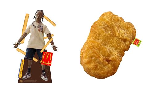 Travis Scott Drops Mcdonalds Merch Full Body Mcnugget Pillow