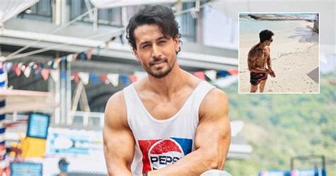Tiger Shroff Poses Shirtless On The Beach Were Left Drooling See Hot