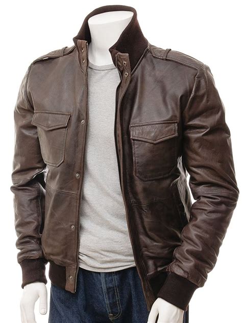 Hidekin Brown Leather Jacket - Buy Hidekin Brown Leather Jacket Online ...