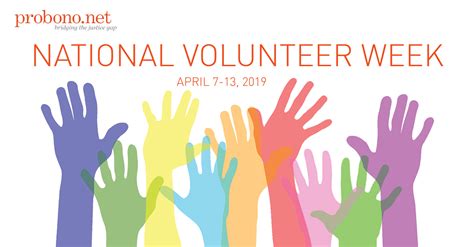 Celebrating National Volunteer Week 2019 Connecting Justice Communities