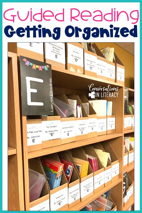 Guided reading allows students to practise and consolidate effective reading strategies. Guided Reading Organization Tips - Conversations in ...