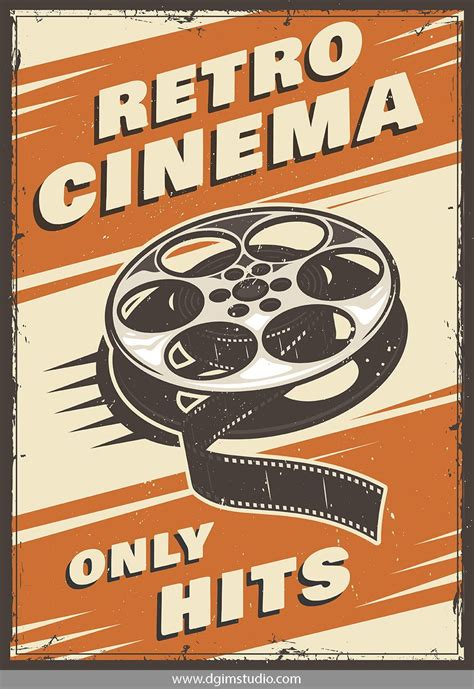 Cinema Posters Retro Poster Poster Vintage Retro Vintage Poster Design
