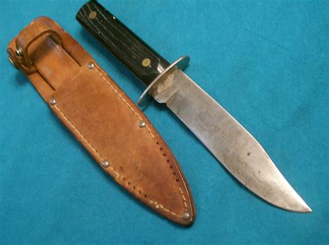 Antique Utica Sportsman Hunting Skinner Bowie Knife Old Antique