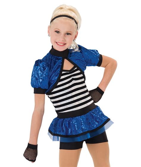 Striped Shortall Value Tween Dance Costume A Wish Come True