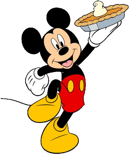 Mickey Mouse With Pie Clip Art Library