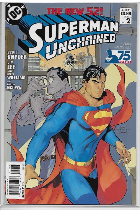 Superman Unchained 2 Dodson Modern Age Variant 125 Ebay