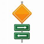 Signal Traffic Arrows Guide Canva Road