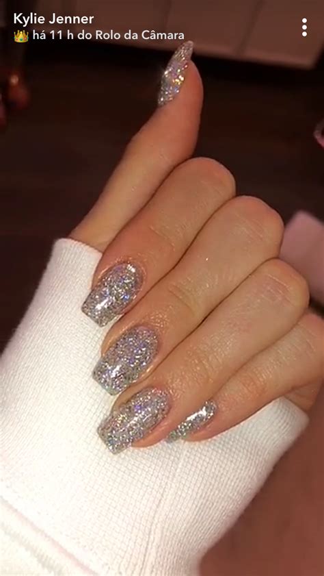 Kylie Jenner Nails Kylie Nails Sparkle Nails Kylie Jenner Nails