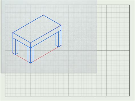 Then, draw lines from the edges of your shape to the next, draw an identical square slightly to one side and above the first square so the two squares intersect. How to Draw Furniture in 3D (with Pictures) - wikiHow