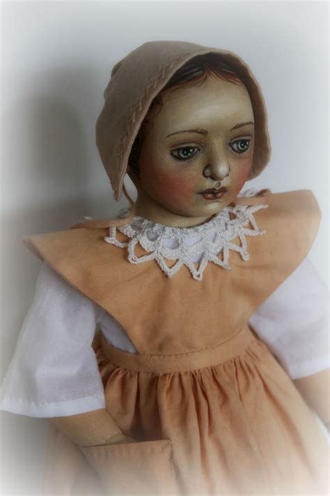 Lisette Ooak Cloth Doll By Susie Mcmahon 2018 Made In The Style Of